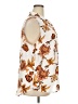 Liz Claiborne 100% Polyester Floral White Sleeveless Blouse Size XXL - photo 4