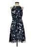Tommy Hilfiger 100% Polyester Print Blue Cocktail Dress Size 4 - photo 1