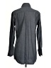 Claridge + King Chevron-herringbone Gray Long Sleeve Button-Down Shirt Size S - photo 2