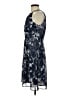 Tommy Hilfiger 100% Polyester Print Blue Cocktail Dress Size 4 - photo 5