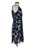 Tommy Hilfiger 100% Polyester Print Blue Cocktail Dress Size 4 - photo 4