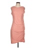 Unbranded Solid Pink Casual Dress Size L - photo 1