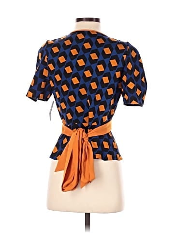 Diane von Furstenberg Short Sleeve Blouse (view 2)