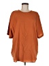 Sue Brett Collection Orange Short Sleeve Top Size 8 - photo 1