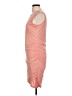 Unbranded Solid Pink Casual Dress Size L - photo 5