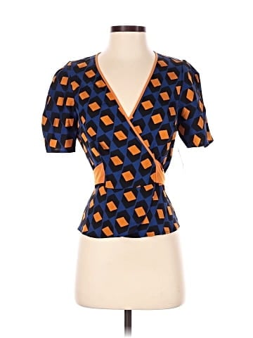 Diane von Furstenberg Short Sleeve Blouse (view 1)