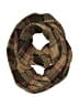 Unbranded Plaid Brown Scarf One size - photo 1