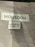 Monsoon 100% Acetate Print Gray Cocktail Dress Size 4 - photo 4