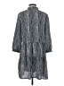 Solutions 100% Polyester Gray Casual Dress Size S - photo 2