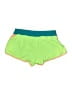 Nike 100% Polyester Color Block Green Athletic Shorts Size M - photo 2