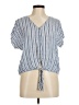 Universal Thread Blue Short Sleeve Blouse Size M - photo 1