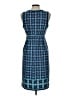 Max Studio Graphic Blue Casual Dress Size L - photo 2