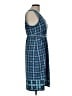 Max Studio Graphic Blue Casual Dress Size L - photo 4