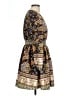 Rusttydustty 100% Polyester Paisley Gold Casual Dress Size L - photo 4