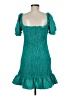 Bibi 100% Polyester Teal Cocktail Dress Size M - photo 2