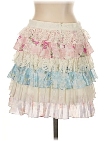 LoveShackFancy Silk Skirt (view 2)