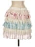 LoveShackFancy 100% Silk Ivory Silk Skirt Size 4 - photo 2
