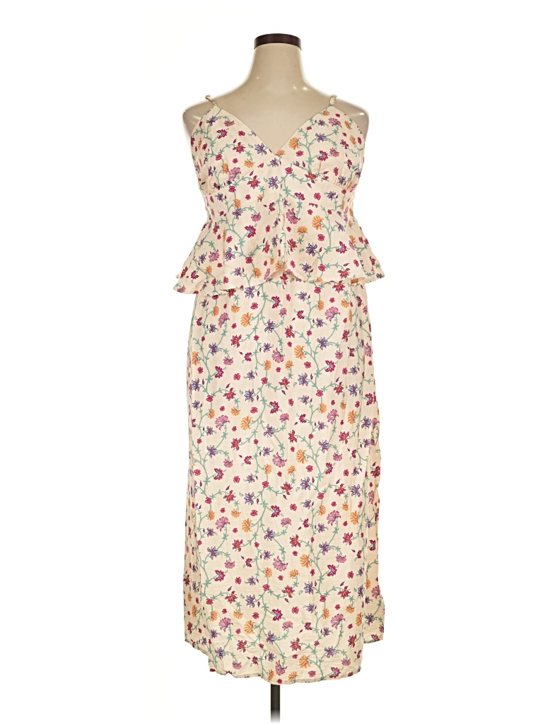 Pre-owned Future Collective Casual Dress In Ivory