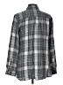 Pure Navy 100% Rayon Plaid Gray Long Sleeve Button-Down Shirt Size L - photo 2
