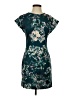 MNG Print Teal Cocktail Dress Size XS - photo 1