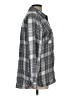 Pure Navy 100% Rayon Plaid Gray Long Sleeve Button-Down Shirt Size L - photo 4