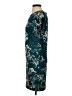 MNG Print Teal Cocktail Dress Size XS - photo 5