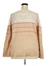 BeachLunchLounge Color Block Tan Pullover Sweater Size 22 - photo 2
