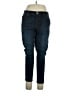 Democracy Solid Blue Jeans Size 14 - photo 1