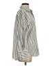 Gap 100% Cotton Stripes Ivory Long Sleeve Button-Down Shirt Size XXS - photo 4