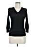 Hermès 100% Cashmere Black Cashmere Pullover Sweater Size M - photo 1