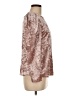 Greylin Pink Brown Long Sleeve Top Size M - photo 4