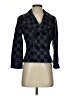 Per Se By Carlisle Checkered-gingham Black Wool Blazer Size 2 - photo 1