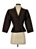 Kay Unger Brown Silk Blazer Size 2 - photo 1