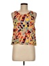 Piko 100% Rayon Orange Sleeveless Blouse Size M - photo 1