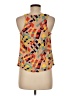 Piko 100% Rayon Orange Sleeveless Blouse Size M - photo 2