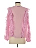 Zara Pink 3/4 Sleeve Blouse Size S - photo 2