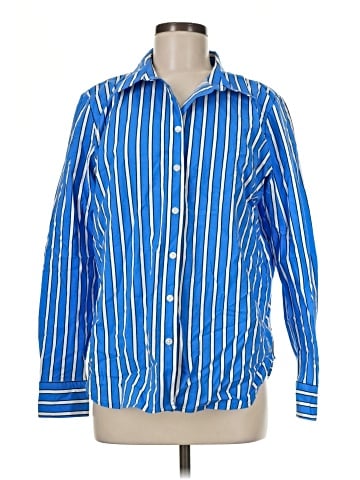 Ann Taylor Long Sleeve Button-Down Shirt (view 1)