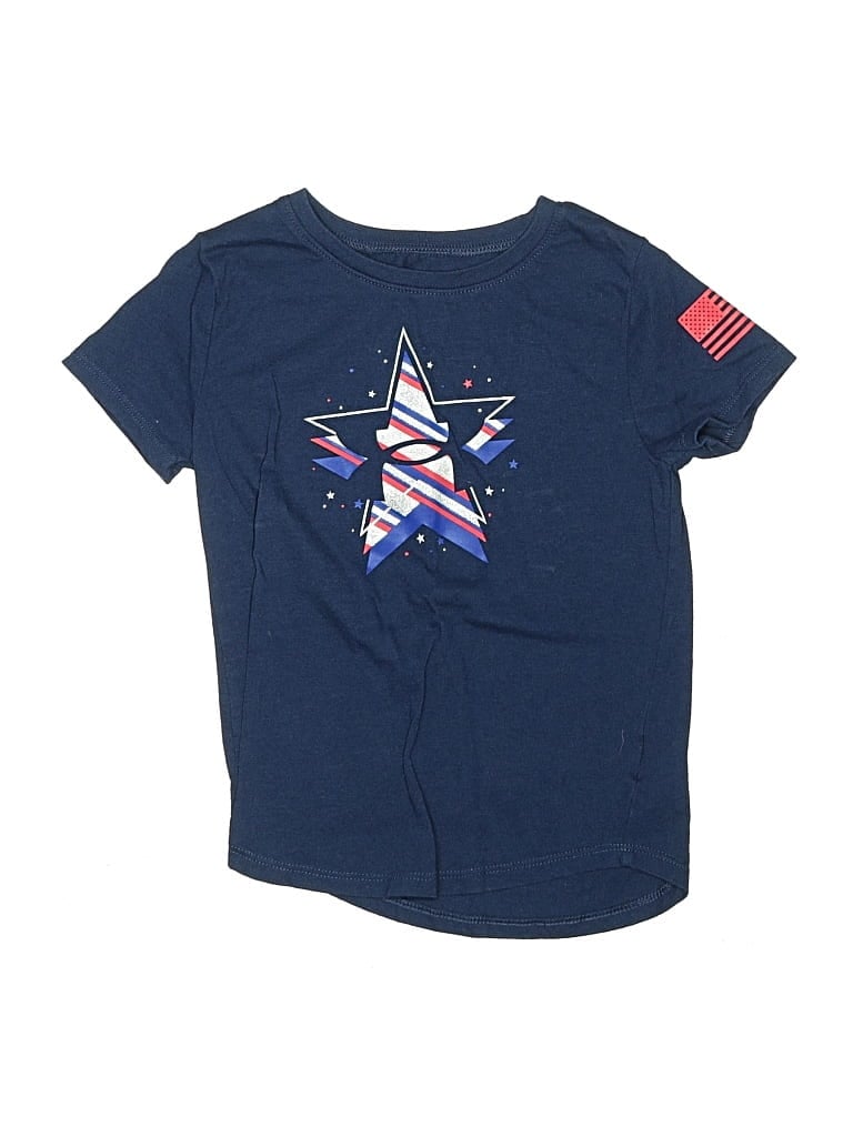 Pre-owned Under Armour Kids' Short Sleeve T-shirt In Blue