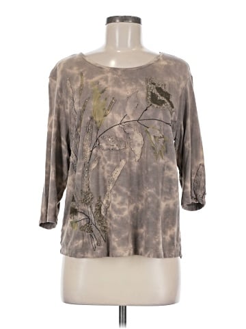 Chico's Design 3/4 Sleeve T-Shirt (view 1)