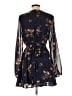 Lulus 100% Polyester Floral Blue Casual Dress Size L - photo 2