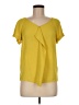 H&M Yellow Short Sleeve Blouse Size 8 - photo 1