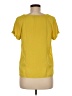 H&M Yellow Short Sleeve Blouse Size 8 - photo 2