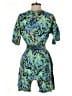Assorted Brands Paisley Green Romper Size S - photo 2