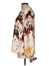 Magaschoni 100% Polyester Tie-dye Brown Long Sleeve Blouse Size L - photo 5