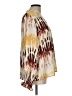 Magaschoni 100% Polyester Tie-dye Brown Long Sleeve Blouse Size L - photo 4