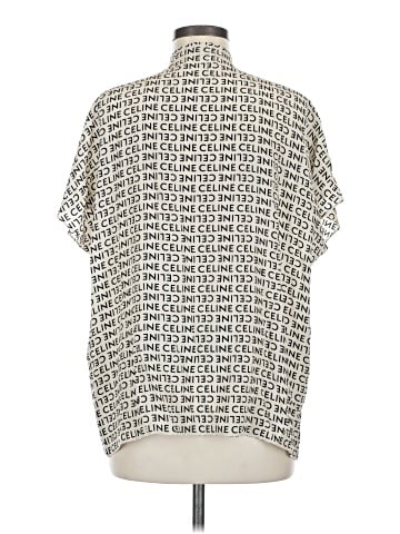 Céline Short Sleeve Silk Top (view 2)