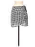 Madewell Checkered-gingham Black Casual Skirt Size 00 - photo 1