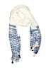 Assorted Brands 100% Polyester Ivory Scarf One size - photo 1