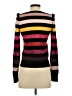 Sonia Rykiel 100% Pima Cotton Stripes Black Pullover Sweater Size S - photo 2