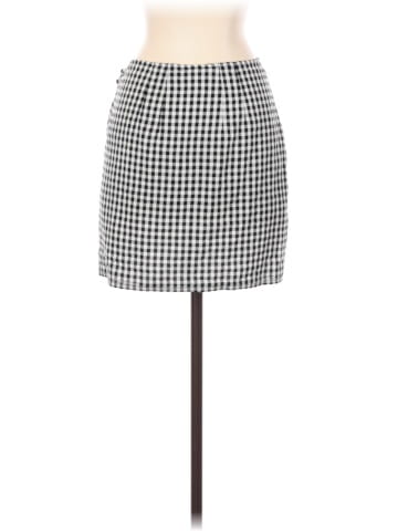Madewell Gingham Side-Tie Skirt (view 2)